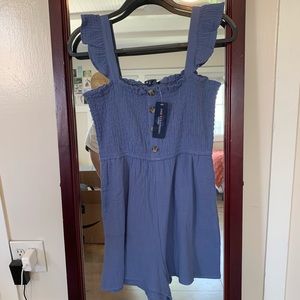 Brand new blue romper